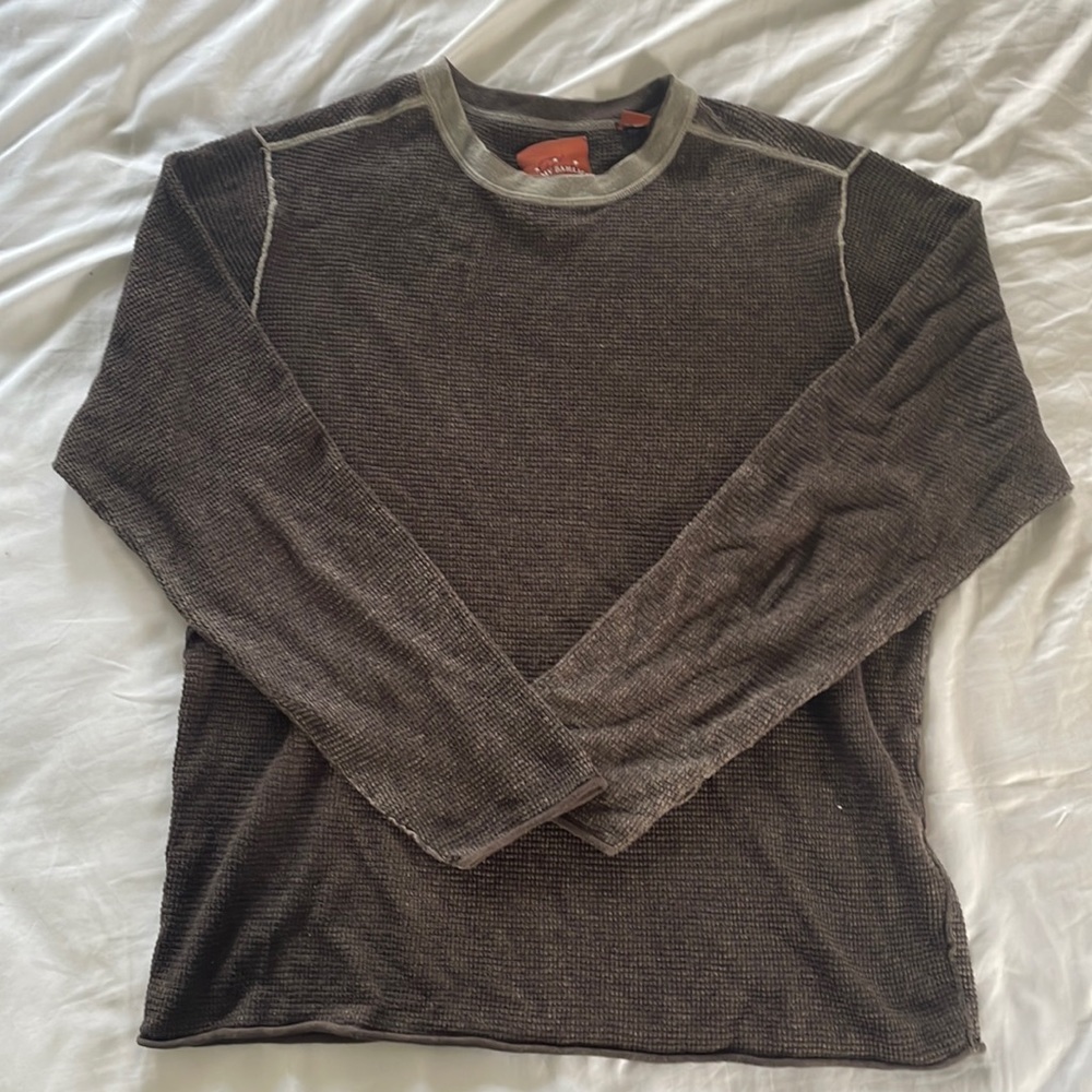 Brown tommy bahama thermal long sleeve